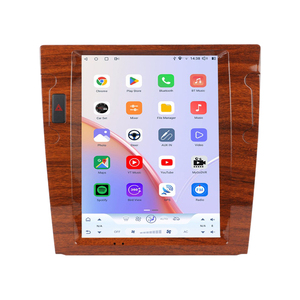 Autoradio Tesla 12.1\" con Pannello in Legno di Pesco, Unità di Testa Octa-core QLED Plug & Play, Lettore Android Compatibile con <span class=keywords><strong>Volkswagen</strong></span> <span class=keywords><strong>Phaeton</strong></span> - Product Image 2