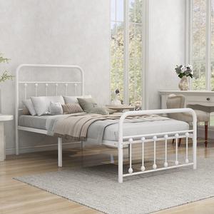 Металлическая кровать для спальни из американского склада, простая кровать для квартиры - Product Image 2