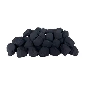 For Gas Fireplace Ceramic Coals black Gas or Fire pits accessories