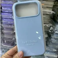 Coques de téléphone portable en silicone officielles antichoc au design uni pour 17 16 Pro Max 15 14 Plus 13 12
