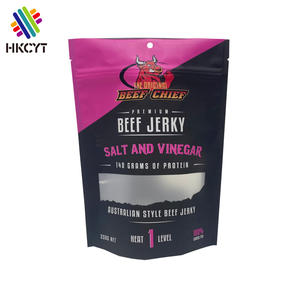 Factory Direct Smell Proof <b>Food</b> Grade Stand up Custom Printed 5oz Jerky Dry Meat Packing <b>Bags</b> - Product Image 2