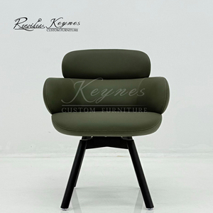 Keynes Strong Manufacturing Strength minimalist dining chair Cream White Custom Office Furniture - Product Image 4