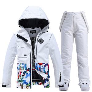 Completo da Sci Invernale Outdoor, Giacca e Pantaloni da Sci Termici, Parka Impermeabile e Antivento, <span class=keywords><strong>Tuta</strong></span> da Snowboard da <span class=keywords><strong>Donna</strong></span> - Product Image 2