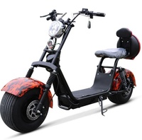 EEC COC certifié 60V 20ah Double batterie Citycoco 1500W 2000W 3000w gros pneu scooter électrique véhicule à deux roues