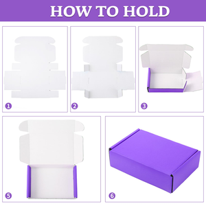 Boîte en carton ondulé personnalisée avec impression numérique, emballage pour envoi postal, boîte cadeau en carton ondulé mat personnalisée et colorée - Product Image 2