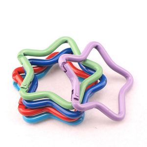 Porte-clés en aluminium en forme d'étoile, capacité de charge de 10 kg, dégagement rapide, pour fournitures d'artisanat DIY, style moderne WL 039 - Product Image 3