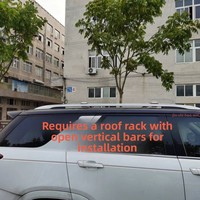 Barres transversales de toit silencieuses en alliage d'aluminium épaissi Zhengjiang, capacité 200 kg, sans perçage, pour Baojun 560 360 Wuling