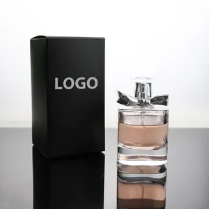 Factory Made Square Perfume Bottle 30ML 50ML 100ML Crimping Neck Perfume Glass Bottle Mist Sprayer Luxury Bottle