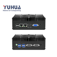 Ordinateur embarqué industriel 1*VGA 1*4*USB3.0 4*USB2.0 2*COM Windows10/Linux DDR4 RAM WIFI Fonctionnement continu 24/7 Intel Core