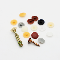 Cache-trous décoratif en plastique de 12 mm pour vis autotaraudeuses, étanche, pour cuisine et bureau à domicile
