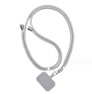 Hot Bán Có Thể Điều Chỉnh Kim Loại Vòng Clasp Điện Thoại Di Động Dây Trở Lại Sticker Điện Thoại Di Động Dây Buộc Polyester Bện Lại Sticker Dây Buộc - Product Image 1