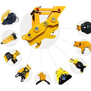 Aanpasbare Hulpstukken Voor Hydraulische Graafmachines In De Minituin-Kleine Nieuwe Crawler, Essentiële Motorlagervorken Grijpmotor - Product Image 1