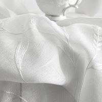 Ready Stock Sheer Church Curtains Fabric Lin Factory Supply All Our Website for Window Wall Decor