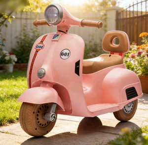 รถมอเตอร์ไซค์ไฟฟ้าสำหรับเด็ก ของเล่นรถสามล้อสำหรับเด็กชายและเด็กหญิง มีเพลงในตัว ชาร์จไฟได้ เด็กสามารถนั่งได้ พร้อมรีโมทคอนโทรล - Product Image 2