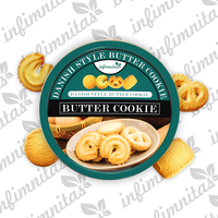 Biscuits au beurre, biscuits d'usine, paniers-cadeaux de biscuits, boîte de conserve de biscuits