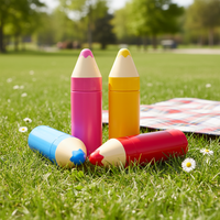 Bouteille d'eau pour enfants en forme de crayon, 280 ml, en acier inoxydable, thermos isotherme, logo personnalisé, école, voyage