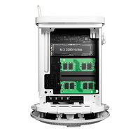 Serveur de stockage réseau NAS Cloud personnel 2 baies pour PME avec processeur AMD R7 5825U N100, 32 Go DDR4, 2 ports 2.5GbE (sans disques)