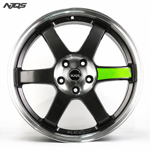 ล้ออัลลอย NJQS ขนาด <span class=keywords><strong>18x8</strong></span> นิ้ว <span class=keywords><strong>5</strong></span> รู 112 สำหรับ TE 37 สำหรับไดฮัทสุ ล้อออฟโรด แรม 1500 แก๊ซ โซโบล จีโอ จี๊ป ซีเจ เกีย ลาดา มาสด้า ซูซูกิ ยูเอแซด - Product Image 1