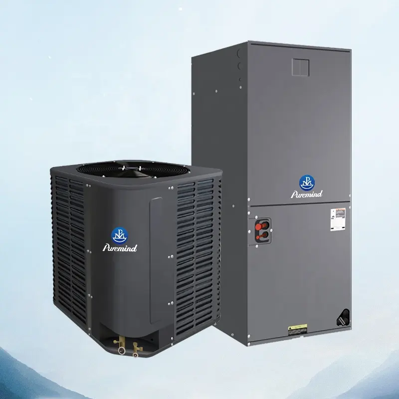 Puremind AHU 14.3 SEER 15SEER American Ducted Air Conditioner Condensing Unit 3ton 4ton Cooling Only Air Handling Unit ETL AHRI