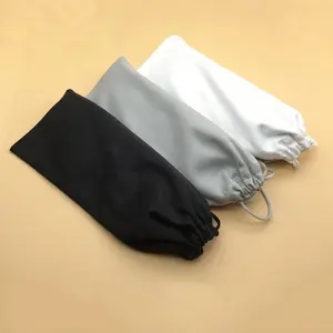 Wholesale Ready Goods 9*18cm soft drawstring custom microfiber eye glasses sunglasses bag pouch case