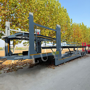 Semi-remorque porte-voitures de haute qualité à 3 essieux pour le transport de conteneurs de 20 pieds et 40 pieds - Product Image 2