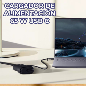 อะแดปเตอร์ชาร์จแล็ปท็อป Ele-Gate 65W Type C สำหรับ Dell 100-240V 50-60Hz - Product Image 2