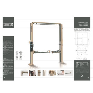 Elevador Hidráulico de Dos Postes Tojust TPL-C408S con Capacidad de 4000 kg para Uso en Garajes - Product Image 1