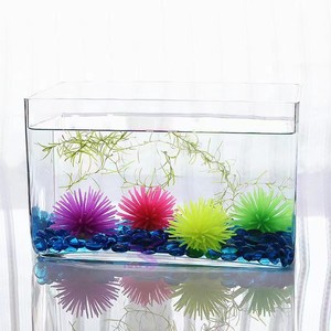 Fournitures pour aquariums, Urernes marines, Décorations aquatiques, Coraux souples colorés, Boules d'anémones marines simulées, Couleurs assorties - Product Image 4