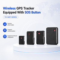 Traceur GPS GLONASS YK-W07 4G 2G GPRS GSM sans fil SOS étanche avec aimant puissant pour le suivi de flotte de camions compatible PC