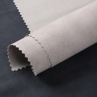 Tissu en cuir Rexine personnalisé 0,4 mm 50% coton 50% PU imprimé simili cuir doux tissu de beauté en cuir pour vêtements