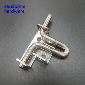 4 pollici 304 in acciaio inox a due vie serratura serratura sinistra/destra mucca gabbia <span class=keywords><strong>per</strong></span> animali domestici bulloni antifurto magazzino <span class=keywords><strong>porta</strong></span> <span class=keywords><strong>lucchetto</strong></span> di marca - Product Image 4