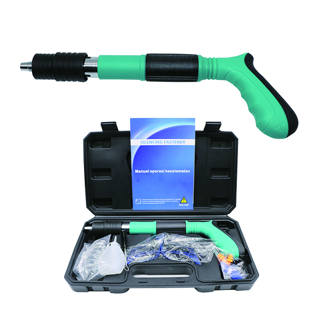 New 5 Levels Force Hand Mini Cannon Nails Shooting Gun Household Cement Wall Ceiling Mount Manual Nail Gun for Steel Brick Floor