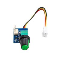 Contrôleur de vitesse PWM 12V CC, régulateur de vitesse du ventilateur, interrupteur de contrôle de la température du processeur à 4 fils pour ventilateur de refroidissement du processeur PC, arrêt manuel