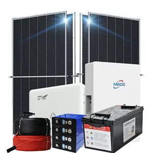 완전한 세트 가정 태양 에너지 에너지 저장 체계 발전기 5kW 8KW 10KW 해결책 통합자