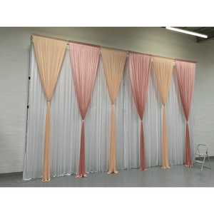 Professional Metal Pipe and Drape <b>Backdrop</b> <b>Stand</b> for Indoor Weddings and Events - Product Image 4