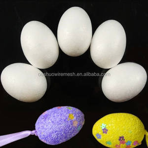 Oster dekoration liefert verschiedene Größen Oster schaum Eier dekorative Styropor Eier Schaum kugeln für Kinder - Product Image 2