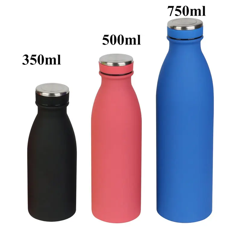 350ML/500ML/750ML insulated silicon water bottle coffee silicon sleeve travel bottles