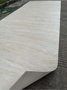 Dalles <span class=keywords><strong>de</strong></span> sol en travertin beige naturel <span class=keywords><strong>de</strong></span> taille personnalisée, prix <span class=keywords><strong>de</strong></span> gros bon marché, fabriqué en Chine, pierre naturelle Milan Travertine - Product Image 2