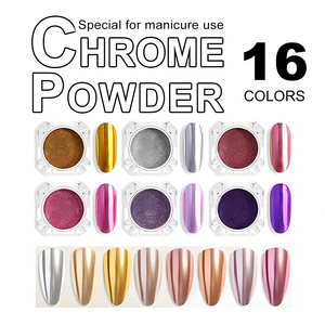 Polvo de cromo CNMI <span class=keywords><strong>para</strong></span> uñas, de 16 <span class=keywords><strong>colores</strong></span> Kit, polvo de uñas, sombra de ojos, pigmentos de polvo Natural de grado cosmético - Product Image 6