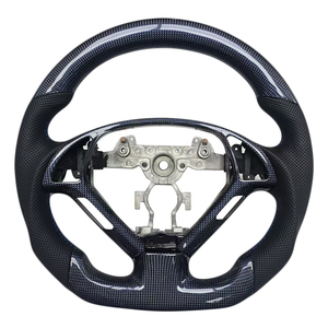 Volante Deportivo de Fibra de Carbono y Cuero Perforado, Compatible con Infiniti G27 G37 - Product Image 1