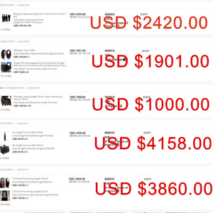 Pelucas de Cabello Brasileño Remy 100% Virgen sin Pegamento, Ondulado, con Parte en V, Largo, con Clips para Mujeres, No Requiere Dejar Cabello Fuera - Product Image 3