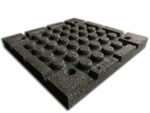 Nhiệm vụ nặng nề gạch cao su màu xanh lá cây không trượt sàn Mat cho sân chơi công viên phòng tập thể dục trong nhà và ngoài trời - Product Image 5