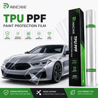 Vinilo para Envoltura de Automóviles, TPU PPF, Película Protectora de Pintura para Vehículos, Antimanchas, Antiarañazos, con Espátula y Herramientas de Vinilo