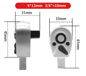 Nickel-Chromium thép Flex đầu Ratchet wrench-<span class=keywords><strong>Metric</strong></span> kích thước nhỏ Ổ cắm chuyển đổi doanh, bền Hướng dẫn sử dụng tay công cụ - Product Image 3