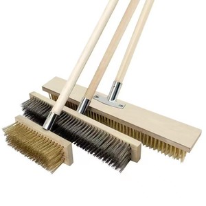 Chuyên nghiệp cấp công nghiệp dài-xử lý làm sạch bàn chải dây thép không gỉ và mài mòn lông cho sàn chà - Product Image 3