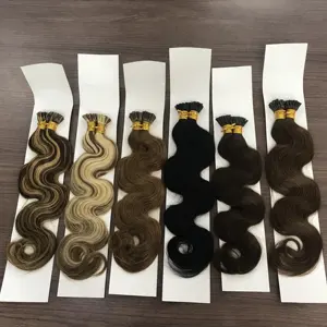I Tip Hair Widely Used Superior Quality Wholesale I Tip Human Hair Micro Links Hair Extensions
