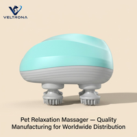 Masseur intelligent pour animaux de compagnie, masseur électrique pour chien et chat, rechargeable, multifonction, pétrissage, vibration, relaxation, outil de toilettage portable