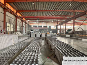 आधुनिक 2 मिमी pvc प्लास्टिक नालीदार छत टाइल-विला के लिए वाटरप्रूफ छत शीट - Product Image 2