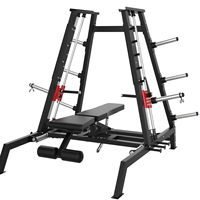 Banc de musculation incliné en acier pour usage commercial, équipement de fitness pour l'entraînement de la force