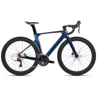 Vélo de route personnalisé OEM/ODM à 24 vitesses, vélo de course léger en fibre de carbone pour hommes avec cadre haute performance